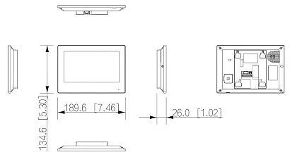 Dahua  DHI-VTH2621GW-WP 7 Zoll SIP WLAN-Monitor